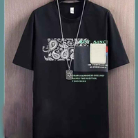 T-shirt pour homme de la marque internationale Bird Bloom, style formel, manches courtes, coupe ample, tissu fin tricoté 100% coton