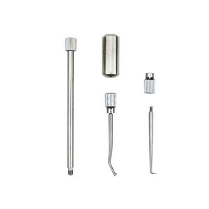 1 Juego de removedor de corona Dental Manual de acero inoxidable de alta calidad, instrumento ortopédico de una sola mano - Product Image 2