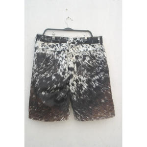 Pantalones Cortos de Satén para Hombre con Estampado Animal, Logotipo Personalizado Bordado, Ajuste Holgado, Decoración con Botones de Alta Calidad, Transpirables, Nuevo Diseño - Product Image 2