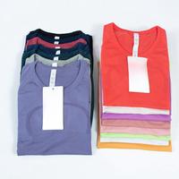 Top de Yoga de Manga Corta para Niñas de Tallas Grandes, Transpirable, de Secado Rápido, Ligero, Elástico en Cuatro Direcciones, Cuello Redondo, Color Sólido en la Parte Delantera