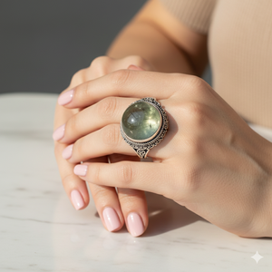 Vente en gros d'anneaux en argent sterling 925 faits à la main avec pierres précieuses Vasonite plaqués or 14 carats pour les mariages, les fiançailles et les fêtes - Product Image 2