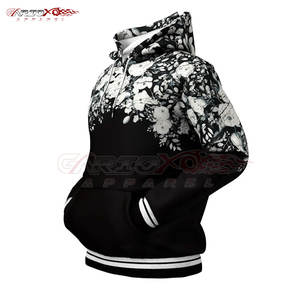 Sudadera con capucha básica con estampado vibrante para hombre, mangas completas y cordón ajustable, elementos esenciales de invierno a la moda - Product Image 2