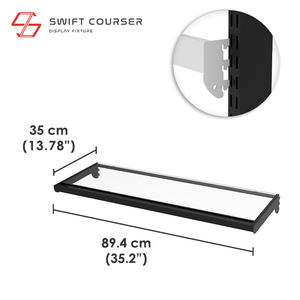 โลหะสีขาวขายปลีกชั้นวางจอแสดงผลแผงเฟอร์นิเจอร์บูติกร้านขายยา - Product Image 6