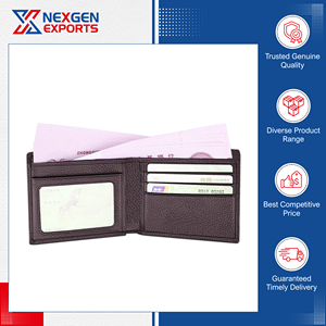 Cartera Corta Abierta de Cuero PU para Hombre, Diseño Elegante, Calidad Excepcional, Venta Mundial, Origen India, para Compradores Globales - Product Image 5