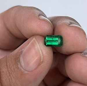 ธรรมชาติ1.18 Cts แปดเหลี่ยมมรกตตัดรูปร่างอัญมณีหลวมจากต้นกำเนิดแซมเบียที่มีสีเขียวสดใส - Product Image 3