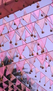 Net Gota Lace Décoration de plafond de mariage traditionnel indien pour Festival Party Event Mandap Holi Eid - Product Image 4