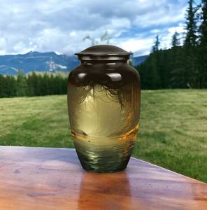 โกศใส่เถ้ากระดูกสำหรับงานศพคนป่าทันสมัยสำหรับขี้เถ้าของมนุษย์สำหรับตกแต่งขี้เถ้าโกศทารก - Product Image 3