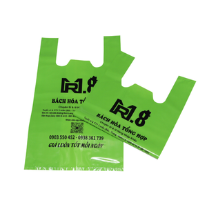 ถุงพลาสติก HDPE ขนาดใหญ่แบบกำหนดเองได้ พร้อมหูหิ้วแบบเสื้อยืด สำหรับใช้ในซูเปอร์มาร์เก็ต พิมพ์แบบกราเวียร์ - Product Image 6