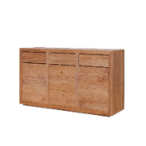 Buffet moderne et élégant en bois avec 3 portes + 3 tiroirs, armoire de cuisine avec rangement et décoration d'intérieur - Product Image 3