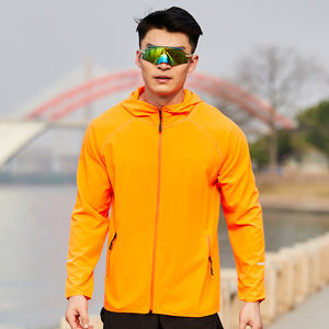 <b>Men</b> Custom Lightweight Full Zip <b>Summer</b> Sport Windbreaker Waterproof Hoodie <b>Jacket</b> Outdoor Running <b>Jacket</b> Coat - Product Image 5