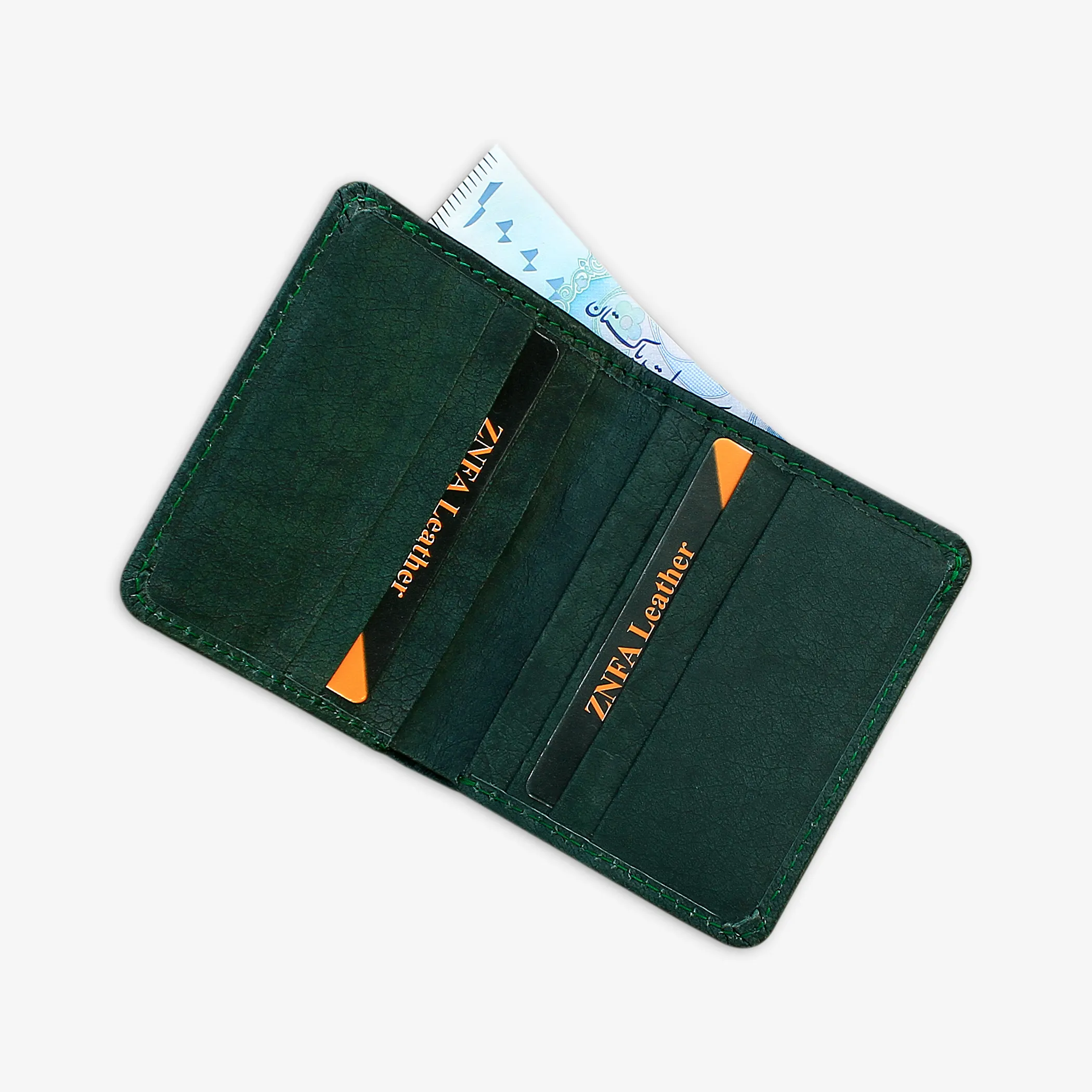 Custom Slim Wallet Genuine Leather 2023 Pakistan Made Design Card Holder Credit Card Case Adults