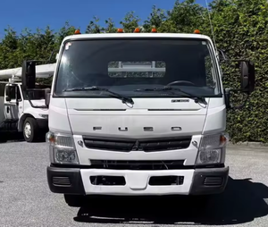 Listo para Trabajar, Usado en 2013, Mitsubishi Fuso FE160, Plataforma Plana de 14 Pies, Diésel, Bajo Kilometraje - Product Image 2