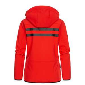 Veste Softshell à Capuche Ajustable à Fermeture Éclair Respirante et Élégante pour Femmes Indispensable pour les Voyages Imperméable Vêtement de Voyage Confortable - Product Image 3