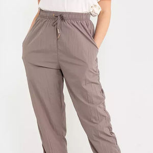 Pantalones Deportivos para Mujer de Diseño Sencillo y Alta Calidad, Colores Sólidos, Ajuste Holgado, Cintura Elástica, Estilo Urbano - Product Image 5