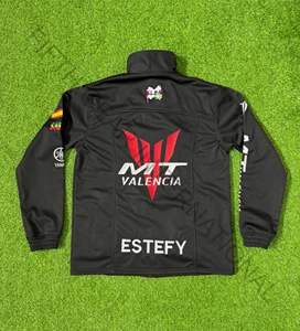 Veste coupe-vent vintage style rétro des années 90 coupe unisexe coque légère résistante à l'eau look propre pour un usage quotidien - Product Image 2