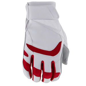 OEM Wholesale Leather Baseball Batting Gloves Breathable Velcro Closure Both Hands Training Use High Quality QASWA SPORTS - Product Image 5