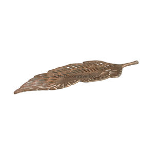 Rose Gold โลหะใบถาดสําหรับบ้านบนโต๊ะอาหารตกแต่งผลไม้แห้งและถั่วเสิร์ฟถาดตารางเครื่องประดับถาด - Product Image 5