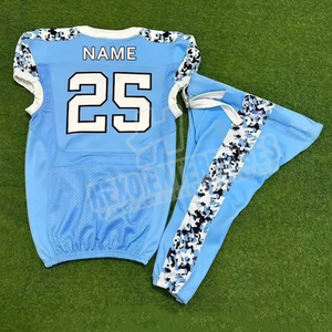 Juego de uniformes de fútbol americano juvenil de práctica de sublimación 100% uniformes de poliéster hechos por Pakistán - Product Image 5