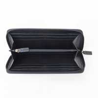 Dompet Kulit Sapi Asli 100% Buatan Tangan dengan Ritsleting, Portabel, Unisex, Buatan India, Desain Boho Gaya Barat