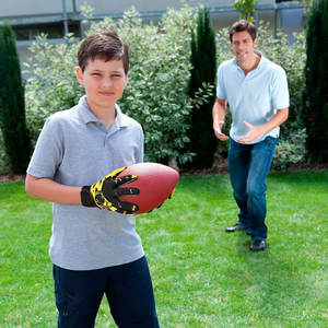 Direct Factory Supplier American Football Receiver Gloves Football Gloves Wholesale Price PU Leather Gloves - Product Image 5