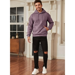 Nouveaux sweats à capuche et sweat-shirts pour hommes à la mode OEM Sweat à capuche confortable et durable pour une tenue décontractée quotidienne - Product Image 5