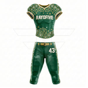 Uniforme de Fútbol Americano Personalizado, 100% Poliéster, Elegante, de Alta Calidad, Premium, Antibacterial, de Secado Rápido y Transpirable - Product Image 1