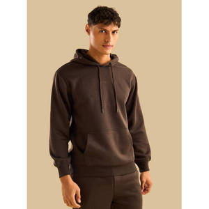 <b>Quilted</b> Fleece Hooded <b>Sweatshirt</b> Unisex Lightweight Eco Friendly Hip Hop Streetwear Custom Logo 100% Cotton Anti-Pilling Pocket - Product Image 6