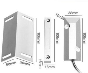 Bề mặt gắn kết từ báo động đị<span class=keywords><strong>a</strong></span> chỉ liên lạc không thấm nước/wearproof thông minh con lăn màn trập cử<span class=keywords><strong>a</strong></span> nhà để xe cảm biến chuyển đổi làm bằng kim loại bền - Product Image 4