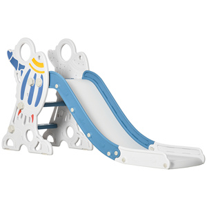 AIYAPLAY Toboggan spatial pour enfants de 18 à 36 mois 157x46.5x80 cm PE et PP avec escalier antidérapant - Product Image 1