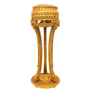 Colonne décorative en bois ronde de luxe, piédestal - Product Image 2