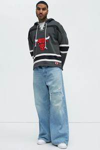 Pulls à capuche personnalisés pour hockey sur glace avec lacets Sérigraphie Polyester Sweat à capuche pour hockey sur glace - Product Image 4