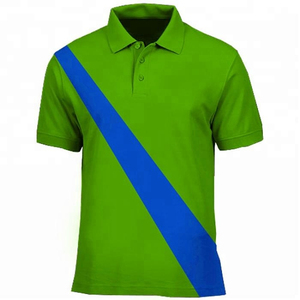 Polos d'été personnalisés OEM de haute qualité, couleur unie, coton polyester, polos d'affaires formels à manches courtes en tricot pour hommes - Product Image 3