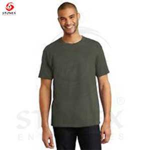 T-shirt personnalisé poids lourd délavé à l'acide pour hommes 100% coton épaule tombante surdimensionné Vintage Streetwear Jersey T-shirt vierge - Product Image 3