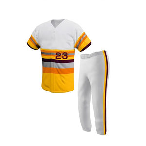 Tenues de baseball personnalisées imprimées avec nom et numéro brodés – Tenues de softball décontractées unisexes pour adultes – Style Hip Hop – Qualité supérieure 100% - Product Image 4