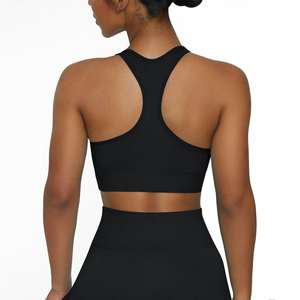 Conjunto de Yoga OEM, Ropa Deportiva sin Costuras de Alta Elasticidad para Mujer, Conjunto de Yoga con Sujetador y Leggings Transpirables - Product Image 4