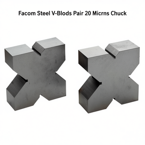 Paire de blocs en V en acier Facom, mandrin 20 microns - Product Image 2