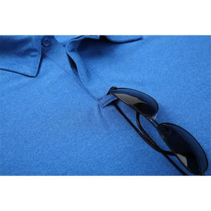 เสื้อเชิ้ตผู้ชายคอสูงผ้าฝ้ายแท้ 100% สีพื้น สั่งทำได้ พิมพ์โลโก้ตามต้องการ ระบายอากาศได้ดี แห้งเร็ว คุณภาพระดับมืออาชีพ - Product Image 5