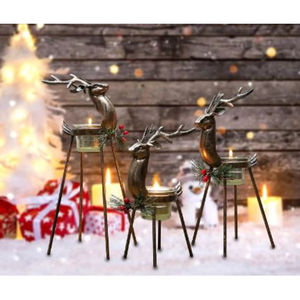 Nouveau bougeoir moderne de renne mariage et tous les événements bougeoir décoratif bougeoir de décor de noël bougeoir - Product Image 5