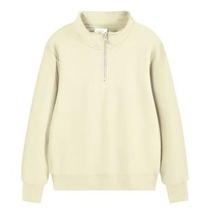 Chaqueta con capucha de lana abullonada de gran tamaño personalizada para hombre, cremallera en medio pecho, 3D digital impresión en relieve, ajuste holgado bordado - Product Image 6