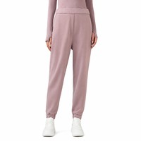Pantalon de yoga taille haute OEM en gros, modèle ACK8002, en Spandex, séchage rapide, respirant, coupe large, sculptant les hanches, décontracté _ACK8002