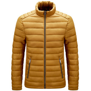 Muestra gratis Otoño Invierno logotipo personalizado OEM chaqueta de los hombres forro acolchado transpirable a prueba de viento impermeable hombres chaqueta bomber - Product Image 4