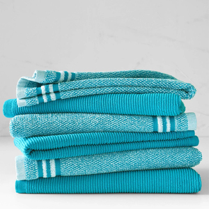 ผ้าขนหนูชาคอตตอนแท้พร้อมลายพิมพ์สำหรับตกแต่งห้องครัวและชุดของขวัญ - Product Image 5