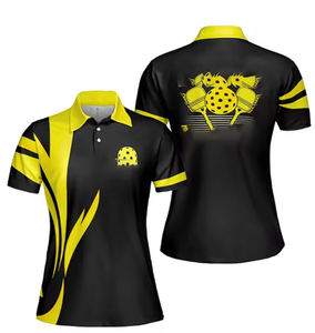 Camiseta con solapa para hombre y mujer con diseño de logotipo personalizado OEM, polo deportivo informal con estampado 3D para exteriores de verano - Product Image 6