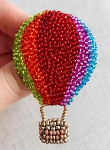 จี้รูปกลีบดอกบัวสีแดง จูบี ประดับคริสตัลและลูกปัดแก้วผสม สำหรับทำเครื่องประดับ DIY อุปกรณ์ตกแต่งต่างหู - Product Image 5