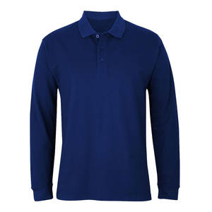 Chemise polo classique en coton à manches longues pour homme, style unique et de la meilleure qualité - Product Image 3