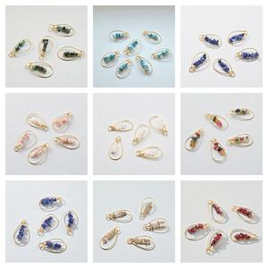 Charmes en pierre de lapis-lazuli DIY, pendentifs à faire soi-même pour la vente en gros - Product Image 2