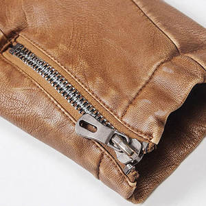 Veste en cuir de vache de qualité supérieure col montant tendance avec tarif d'usine réglable bonne vente veste pour hommes - Product Image 5