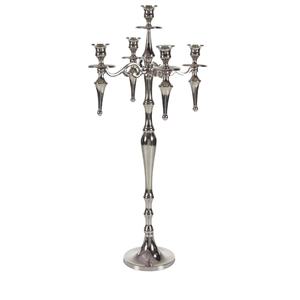 LuxuryRose Gold Candelabra With <b>Glass</b> Votive Luxury Wholesale Gold Plated Metal Handmade Candelabra With Crystal Beaded <b>Vase</b> - Product Image 2