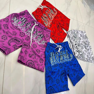 กางเกงขาสั้นบาสเก็ตบอลสองชั้นสำหรับผู้ชายผ้าฝ้าย100% สไตล์ไฮสตรีทปรับแต่งได้ - Product Image 4