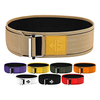 Vente en gros Ceinture d'haltérophilie en nylon autobloquant Gym Fitness Musculation Musculation Cross-fit Ceintures d'haltérophilie